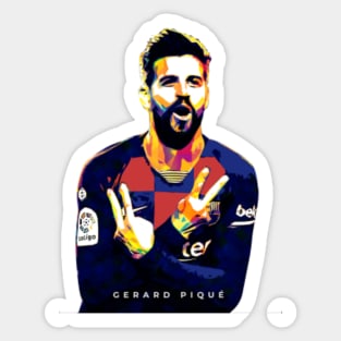 Gerard Pique Pop Art Sticker